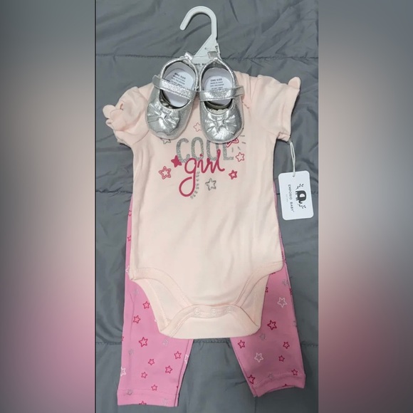 Baby Girl Emporio Baby Outfit With Shoes - Picture 1 of 3